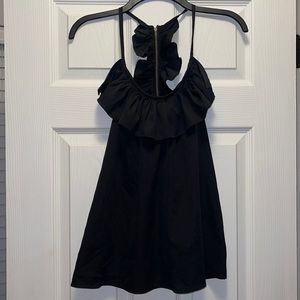 Black flowy tank top